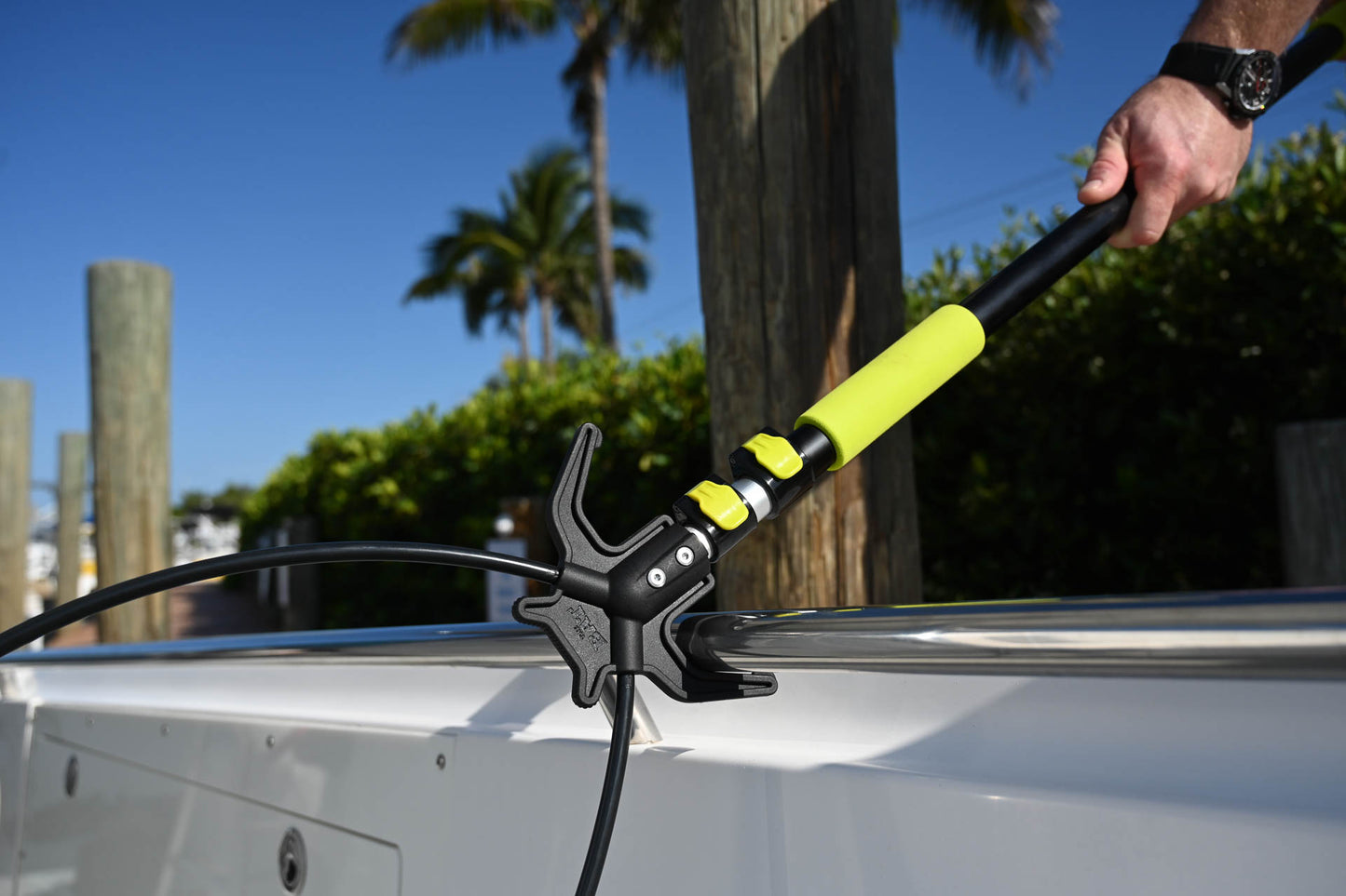 The BAT – All-In-One Boat Docking Pole